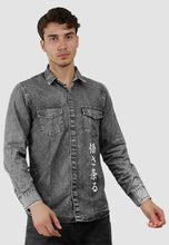 Load image into Gallery viewer, fanideaz Branded Mens Full Sleeve Cotton Anime Printed Denim Shirt for Men