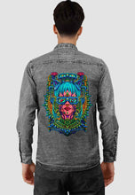 Load image into Gallery viewer, fanideaz Branded Mens Full Sleeve Cotton Anime Printed Denim Shirt for Men