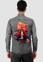 Load image into Gallery viewer, fanideaz Branded Mens Full Sleeve Cotton Anime Printed Denim Shirt for Men