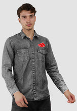 Load image into Gallery viewer, fanideaz Branded Mens Full Sleeve Cotton Anime Printed Denim Shirt for Men
