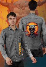 Load image into Gallery viewer, fanideaz Branded Mens Full Sleeve Cotton Anime Printed Denim Shirt for Men