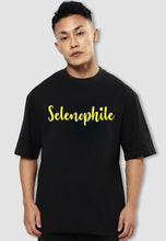 Load image into Gallery viewer, fanideaz Mens Half Sleeve Oversized Moon Printed Cotton Tshirt