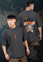 Load image into Gallery viewer, fanideaz Mens Half Sleeve Oversized Onepiece Printed Cotton Tshirt