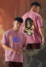 Load image into Gallery viewer, fanideaz Mens Half Sleeve Oversized Attack on Titan Printed Cotton Tshirt