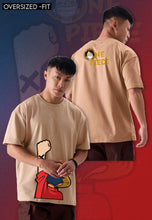Load image into Gallery viewer, fanideaz Mens Half Sleeve Oversized Onepiece Printed Cotton Tshirt