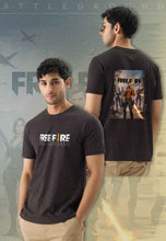 Load image into Gallery viewer, fanideaz Mens Cotton Freefire Printed Round Neck T Shirts for Men
