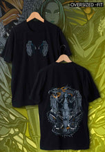 Load image into Gallery viewer, fanideaz Mens Half Sleeve Oversized Anime Printed Cotton Tshirt