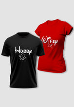 Load image into Gallery viewer, fanideaz Branded Cotton Matching Printed Couples Combo T-Shirt