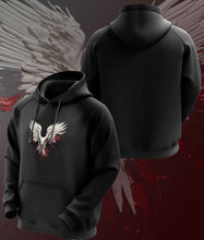 Load image into Gallery viewer, fanideaz Mens Cotton Graphic WIngs Printed Hooded Sweatshrits for Men