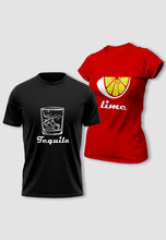 Load image into Gallery viewer, fanideaz Branded Cotton Matching Printed Couples Combo T-Shirt