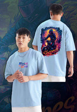 Load image into Gallery viewer, fanideaz Mens Half Sleeve Oversized RIDE OR DIE Printed Cotton Tshirt