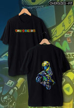 Load image into Gallery viewer, fanideaz Mens Half Sleeve Oversized Valentino Rossi Printed Cotton Tshirt