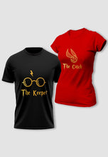 Load image into Gallery viewer, fanideaz Branded Cotton Matching Printed Couples Combo T-Shirt