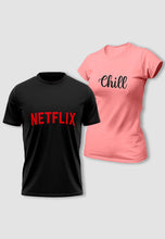 Load image into Gallery viewer, fanideaz Branded Cotton Matching Printed Couples Combo T-Shirt
