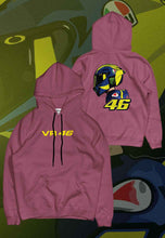 Load image into Gallery viewer, fanideaz Mens Cotton Graphic VR 46 Printed Hooded Sweatshrits for Men