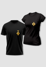 Load image into Gallery viewer, fanideaz Branded Cotton Matching Printed Couples Combo T-Shirt