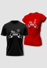 Load image into Gallery viewer, fanideaz Branded Cotton Matching Printed Couples Combo T-Shirt