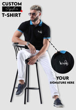 Load image into Gallery viewer, Signature Polo Printed T-Shirt