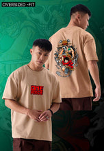 Load image into Gallery viewer, fanideaz Mens Half Sleeve Oversized Onepiece Printed Cotton Tshirt