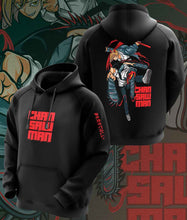 Load image into Gallery viewer, fanideaz Mens Cotton GraphicChainsaw Man Printed Hooded Sweatshrits for Men