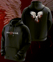 Load image into Gallery viewer, fanideaz Mens Cotton Graphic GOD OF WAR Printed Hooded Sweatshrits for Men