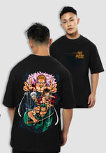 Load image into Gallery viewer, fanideaz Mens Half Sleeve Oversized Anime Printed Cotton Tshirt
