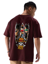 Load image into Gallery viewer, fanideaz Mens Half Sleeve Oversized Onepiece Printed Cotton Tshirt