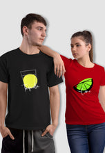 Load image into Gallery viewer, fanideaz Branded Cotton Matching Printed Couples Combo T-Shirt