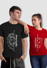 Load image into Gallery viewer, fanideaz Branded Cotton Matching Printed Couples Combo T-Shirt