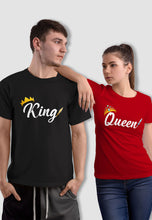 Load image into Gallery viewer, fanideaz Branded Cotton Matching Printed Couples Combo T-Shirt