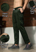 Load image into Gallery viewer, fanideaz Branded Mens Cargo Joggers Trackpant for Mens