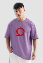 Load image into Gallery viewer, fanideaz Mens Half Sleeve Oversized God of WAR Printed Cotton Tshirt
