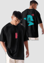 Load image into Gallery viewer, fanideaz Mens Half Sleeve Oversized Onepiece Printed Cotton Tshirt