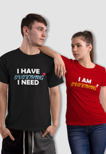 Load image into Gallery viewer, fanideaz Branded Cotton Matching Printed Couples Combo T-Shirt