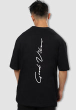 Load image into Gallery viewer, fanideaz Mens Half Sleeve Oversized Good Vibes Printed Cotton Tshirt