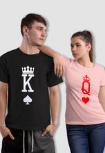 Load image into Gallery viewer, fanideaz Branded Cotton Matching Printed Couples Combo T-Shirt