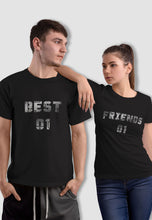 Load image into Gallery viewer, fanideaz Branded Cotton Matching Printed Couples Combo T-Shirt