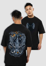 Load image into Gallery viewer, fanideaz Mens Half Sleeve Oversized Anime Printed Cotton Tshirt