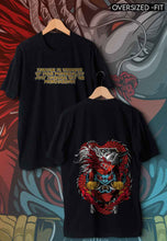 Load image into Gallery viewer, fanideaz Mens Half Sleeve Oversized Anime Printed Cotton Tshirt