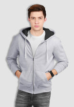 Load image into Gallery viewer, fanideaz Men's Cotton Hooded Sweatshirt with Zip