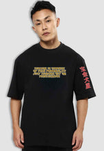 Load image into Gallery viewer, fanideaz Mens Half Sleeve Oversized Anime Printed Cotton Tshirt
