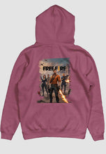 Load image into Gallery viewer, fanideaz Mens Cotton Graphic Free Fire Printed Hooded Sweatshrits for Men