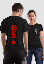 Load image into Gallery viewer, fanideaz Branded Cotton Matching Printed Couples Combo T-Shirt