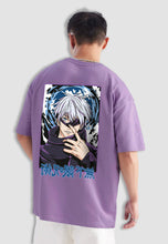 Load image into Gallery viewer, fanideaz Mens Half Sleeve Oversized Jujutsu Kaisen Printed Cotton Tshirt
