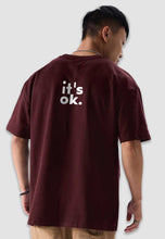 Load image into Gallery viewer, fanideaz Mens Half Sleeve Oversized Reality Printed Cotton Tshirt