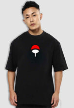 Load image into Gallery viewer, fanideaz Mens Half Sleeve Oversized Anime Sasuke Printed Cotton Tshirt