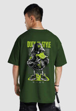 Load image into Gallery viewer, fanideaz Mens Half Sleeve Oversized Duck in Style Printed Cotton Tshirt