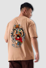 Load image into Gallery viewer, fanideaz Mens Half Sleeve Oversized Onepiece Printed Cotton Tshirt