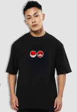 Load image into Gallery viewer, fanideaz Mens Half Sleeve Oversized Anime Printed Cotton Tshirt
