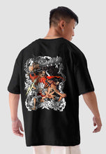 Load image into Gallery viewer, fanideaz Mens Half Sleeve Oversized Onepiece Printed Cotton Tshirt